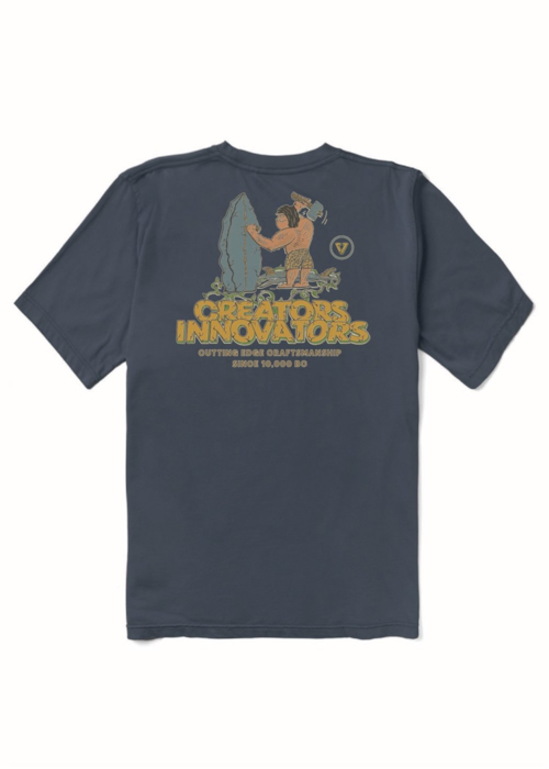 Camiseta Vissla Cutting Edge Premium Organic Pkt Midnight