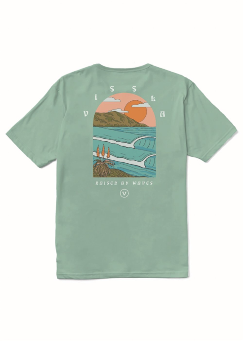 Camiseta Vissla Coastliner Organic Jade