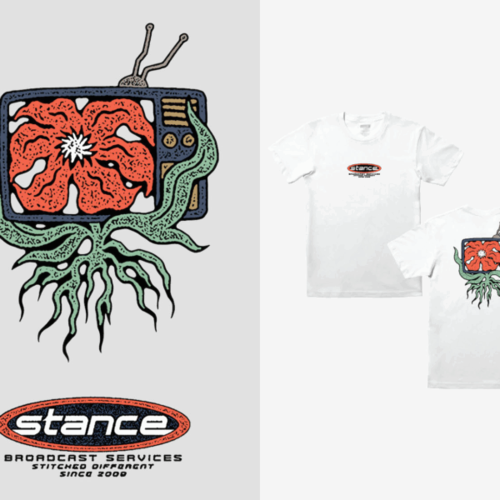 Camiseta Stance Broadcast
