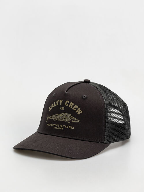 Gorra Salty Crew Wahoo Stamp Retro Trucker Charcoal