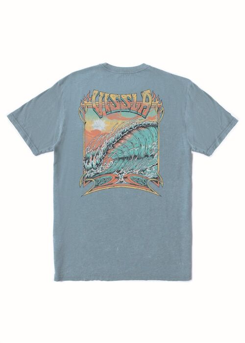 Camiseta Vissla Drain Pipes Cosmic Wash Denim