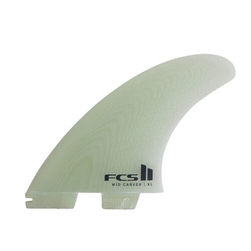 Quillas FCSII Mid Lenght Carver Thruster Clear XL