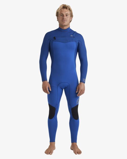 Neopreno Hombre Billabong Revolution Natural Chest Zip Full 4/3mm Cobalt
