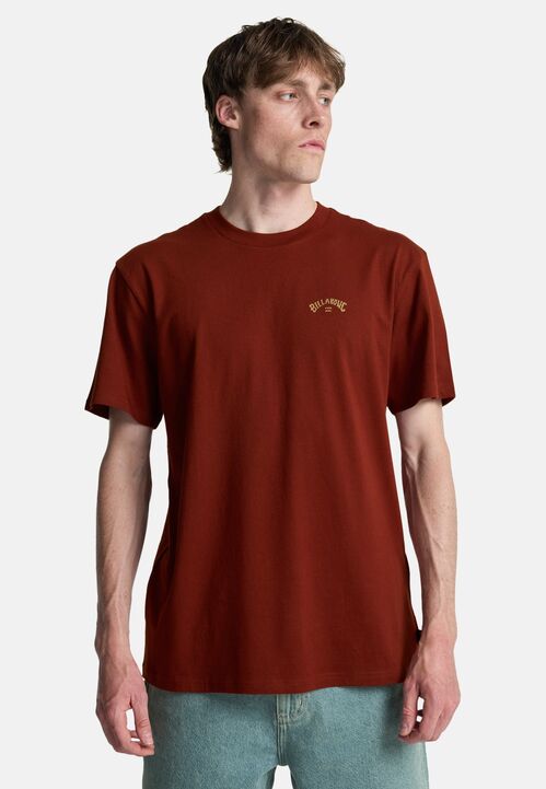 Camiseta Billabong Arch Wave Fired Red M
