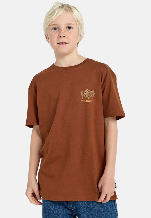 Camiseta de Niño Billabong Fauna Rust XS