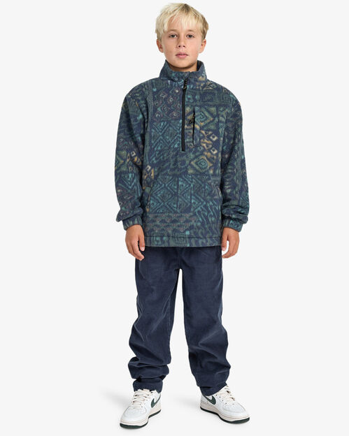 Fleece de niño Billabong Boundary Mock Navy