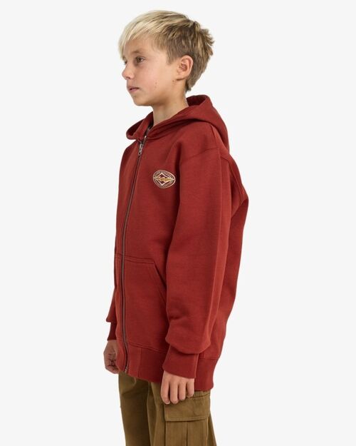 Sudadera con Cremallera Foundation de Billabong Rojo