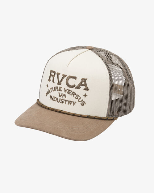 Gorra RVCA Ridge Curved Trucker Silver Beach
