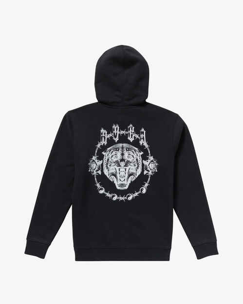 Sudadera Con Cremallera RVCA Benj Tiger Eyes Black