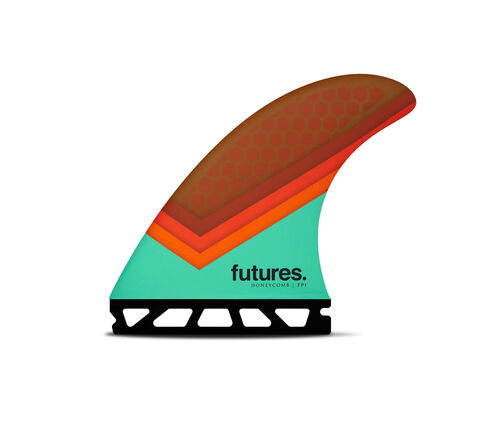 Quillas Futures Timmy Patterson HC Thruster Teal/Orange L