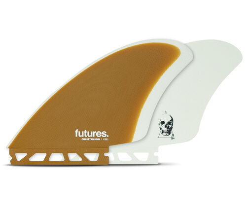 Quillas Futures Christenson Keel FG Twin Brown/White
