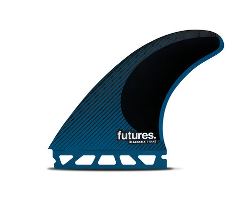 Quillas Futures R8 Blackstix CF Thruster Blue L