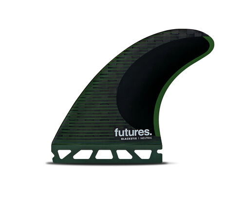 Quillas Futures F8 Blackstix CF Thruster Green L