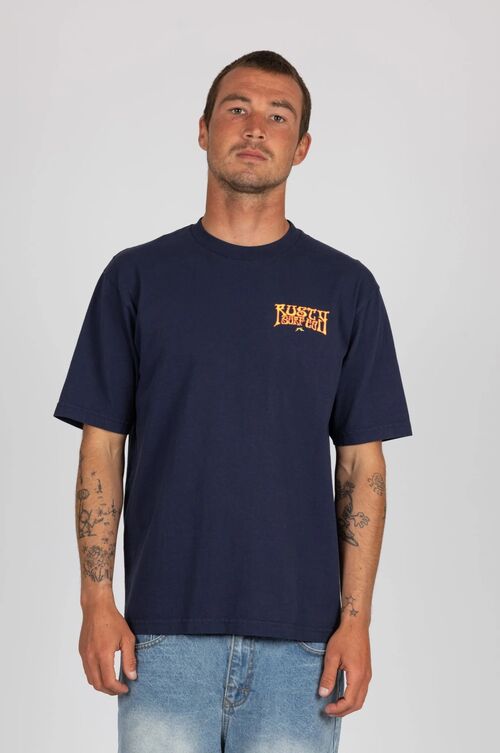Camiseta Rusty GRF8L H8FL Navy