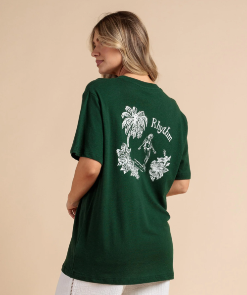 Camiseta Oversize Rhythm Surf Rider Forest