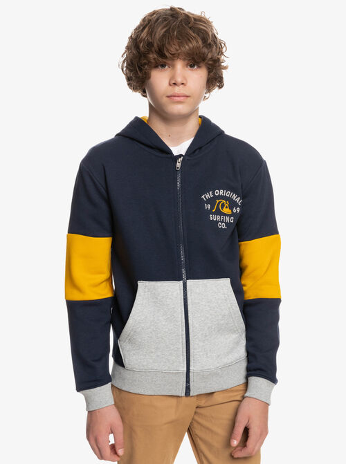Sudadera con Capucha Niño Quicksilver School Time Navy Blazer