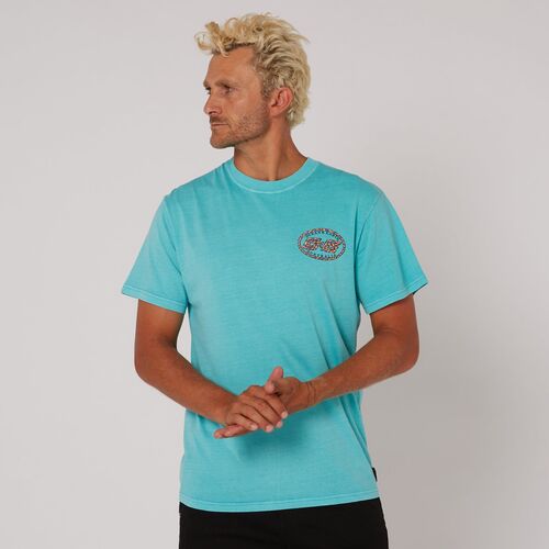 Camiseta Ocean & Earth Washed Camo Turquoise