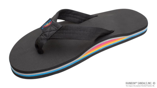 Cholas Hombre Goma Rainbow Black/Rainbow