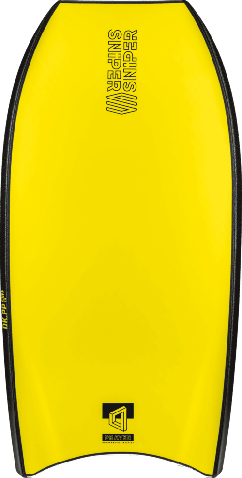 Bodyboard Sniper Prayer DK PP Dark Grey / Yellow 43.5"