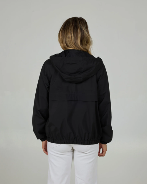 Chaqueta Cortaviento Mujer Salty Crew Barrier Black L