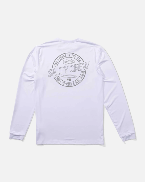 Camiseta Técnica Salty Crew Skewed White S