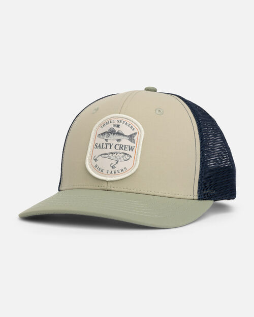Gorra Trucker Salty Crew Baited Retro Oil Green/Blue