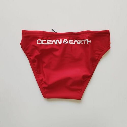 Bañador Slip Niño Ocean & Earth Red 6