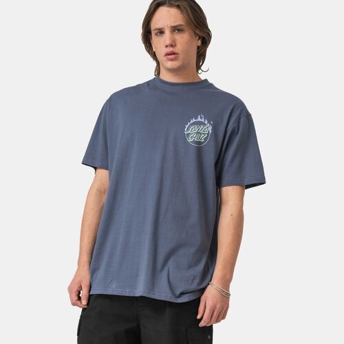 Camiseta Oversize Santa Cruz Burnt Opus Heritage Blue