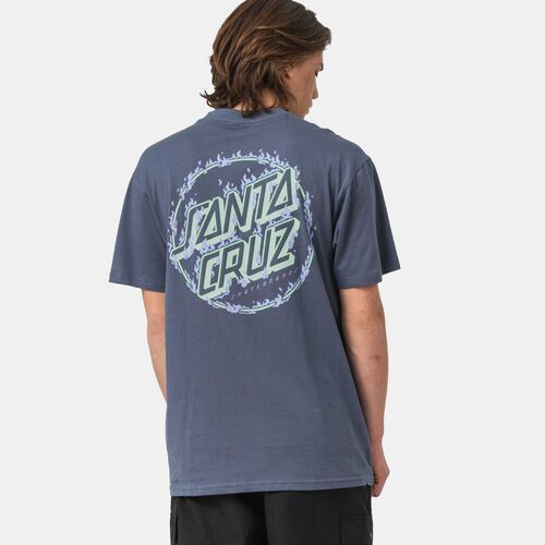 Camiseta Oversize Santa Cruz Burnt Opus Heritage Blue M