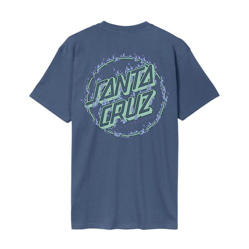 Camiseta Oversize Santa Cruz Burnt Opus Heritage Blue M