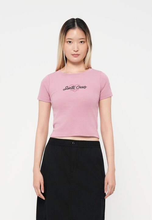 Camiseta Santa Cruz Love Script Universal Pink
