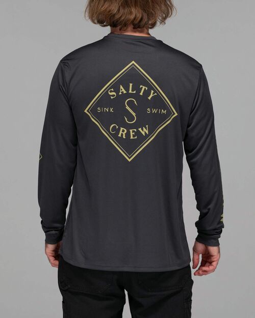 Licra Camiseta Manga Larga Salty Crew Tippet Charcoal XL