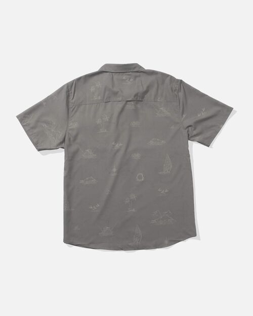 Camisa Técnica Manga Corta Salty Crew Helmsman Olive XXL
