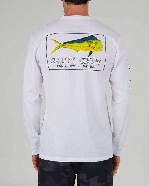 Camiseta Salty Crew Golden Mahi Premium White