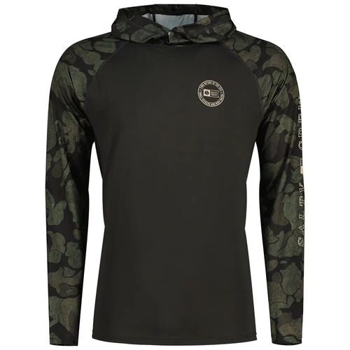 Licra Manga Larga Microperforada con Capucha Salty Crew Black Camo