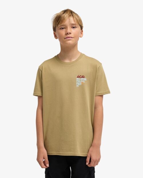 Camiseta Niño Billabong Twin Fins Khaki S
