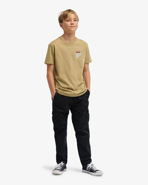 Camiseta Niño Billabong Twin Fins Khaki S