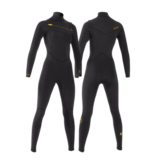 Neopreno MDNS Mujer Puure Polar Yulex 3/2 Black/Yellow
