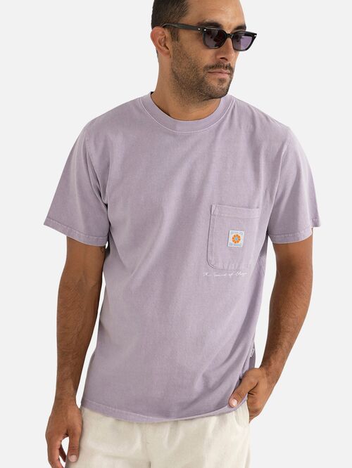 Camiseta Rhythm Vintage Pocket Plum