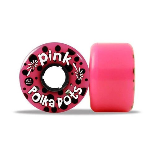 Ruedas Cruiser Kats Rack Pink Polka Dots 62mm 96a Pink