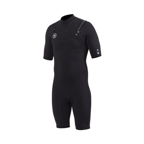 Neopreno Vissla 7 Seas Shorty Chest Zip 2mm Black