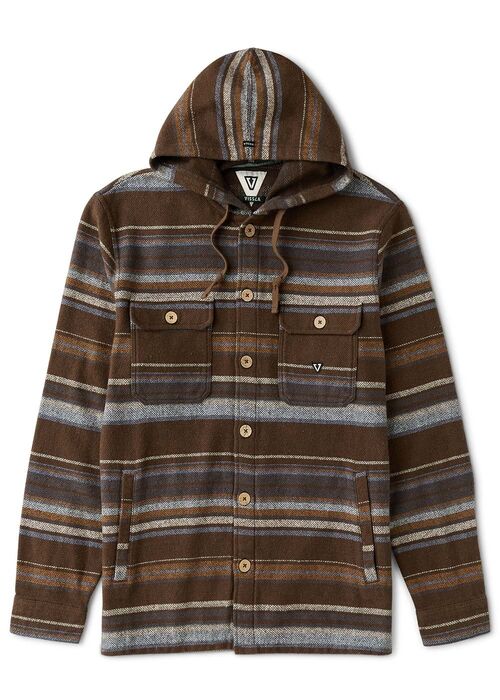 Sobrecamisa Vissla Descanso Shirt Jacket Dark Earth
