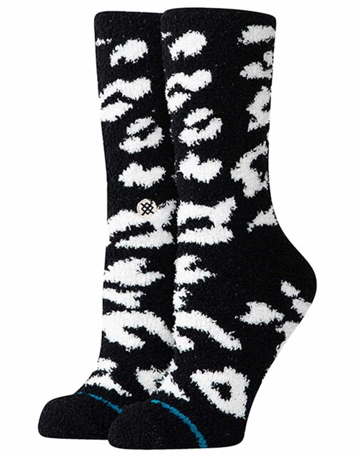 Calcetines Borreguito Stance Casual Purrfect Crew Black