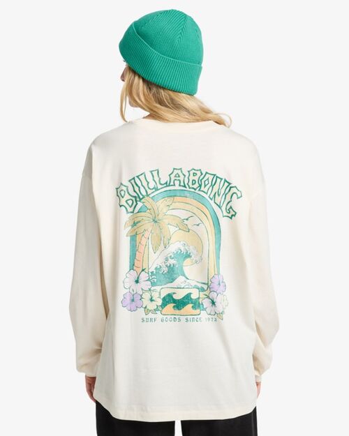 Camiseta de Manga Larga Billabong Paradise Arch Whitecap