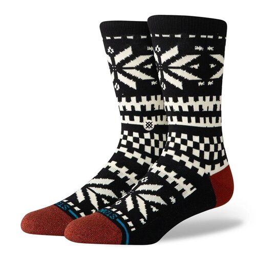 Calcetines Stance Casual Flake Crew BLK