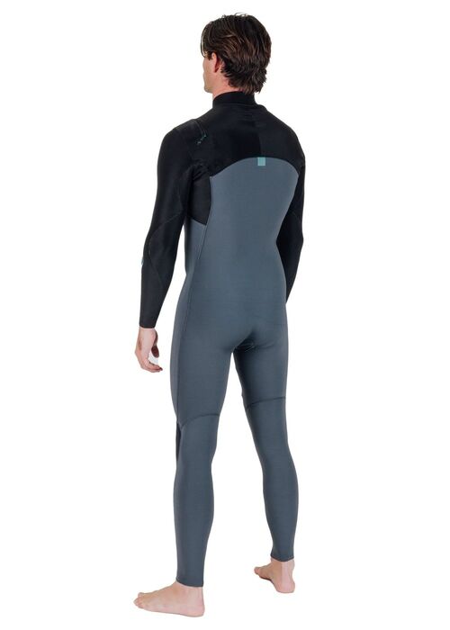 Neopreno Vissla New Seas U-ZIP 3/2 Full Surplus Charcoal S