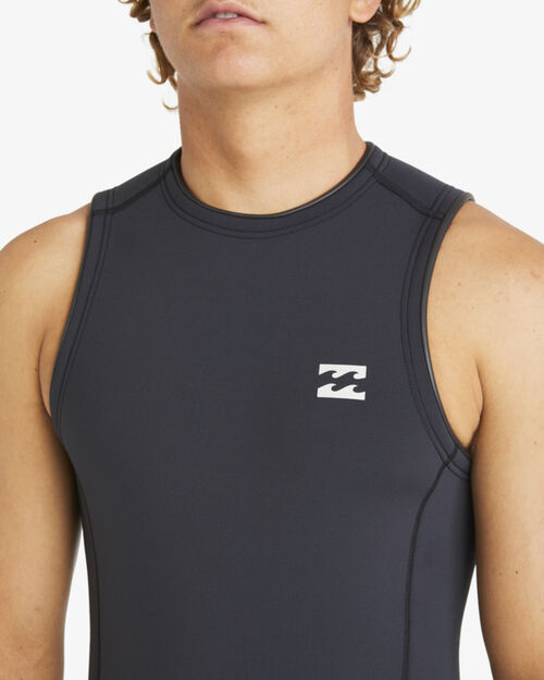 Neopreno Billabong Short John Back Zip 2mm Black XL