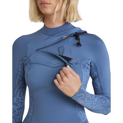 Neopreno Mujer Billabong Synergy Natural CZ LS 2mm Tidal Blue 8