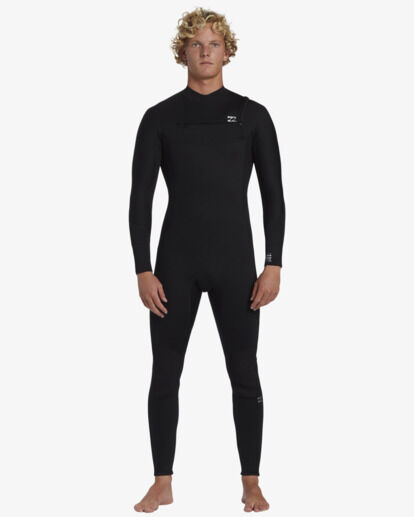 Neopreno Billabong Foil 3/2 Chest Zip Talla LS Black