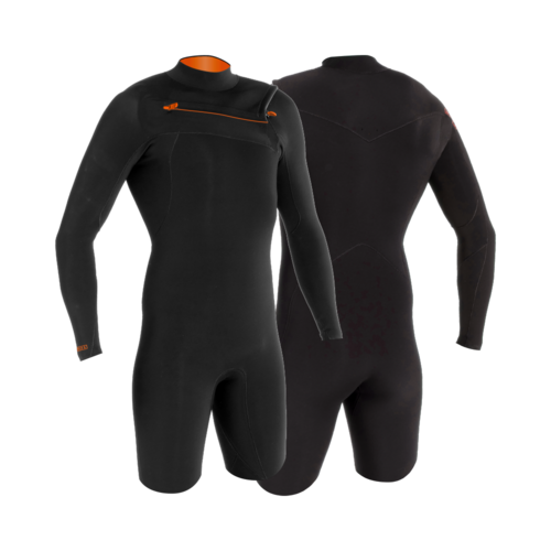 Neopreno MDNS Priime LS Chest Zip 2mm Black XS